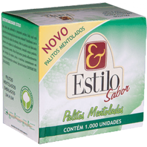 PALITO DENTAL MADEIRA EMBALADO MENTOLADO